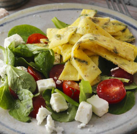 Salat auf einem Teller