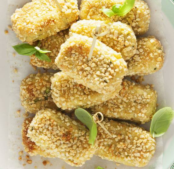 Kroketten auf einem Teller