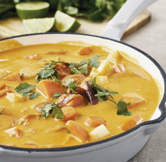 Pfanne mit Curry