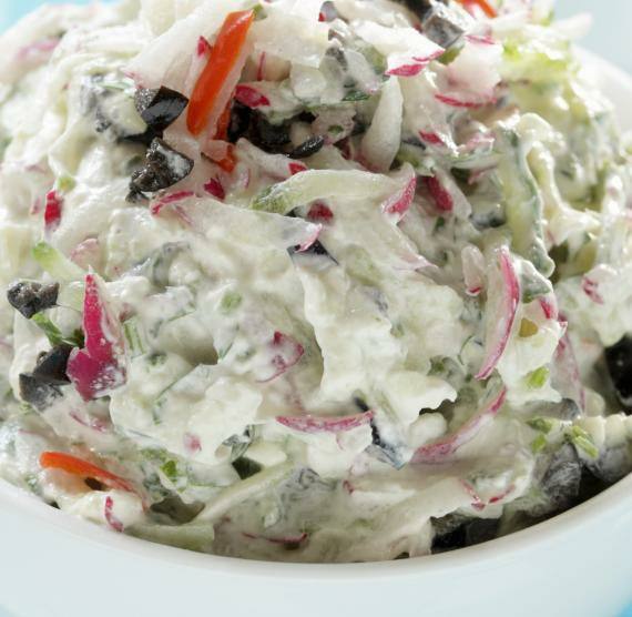 Salat in einer Schüssel